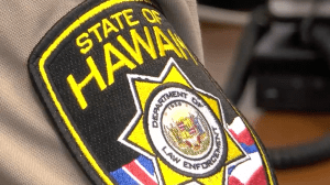 State of Hawaii Department of Law Enforcement Shoulder Badge. Hawaii News Now.
